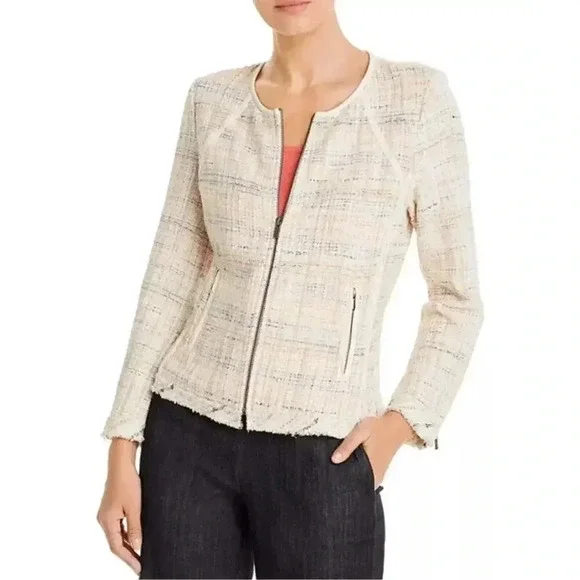 NIC + ZOE Dandelion Raw-Edge Jacket size PP NWT - Picture 1 of 12